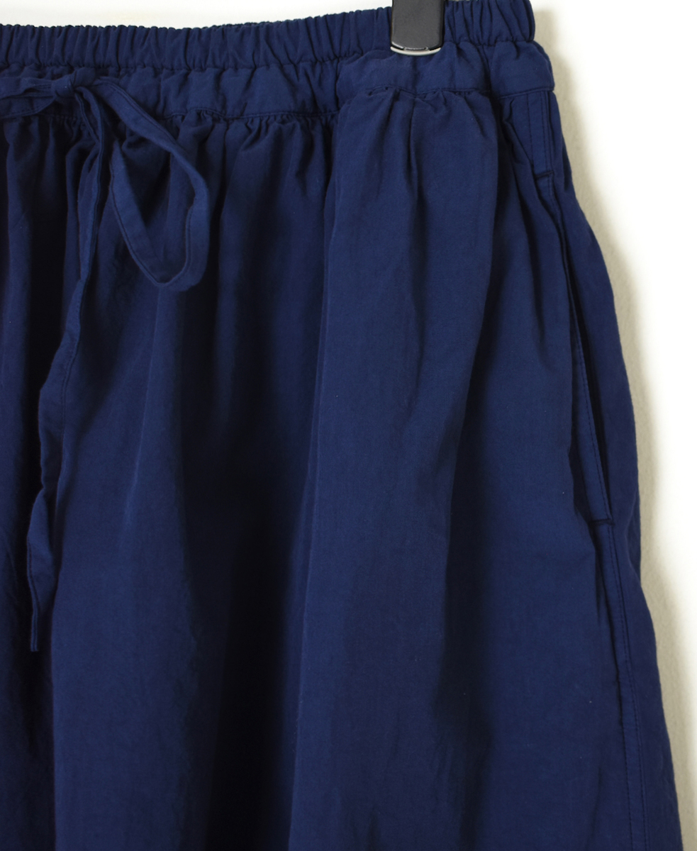 INAM2475PD(スカート) 40s POPLIN OVER DYED GATHERED SKIRT