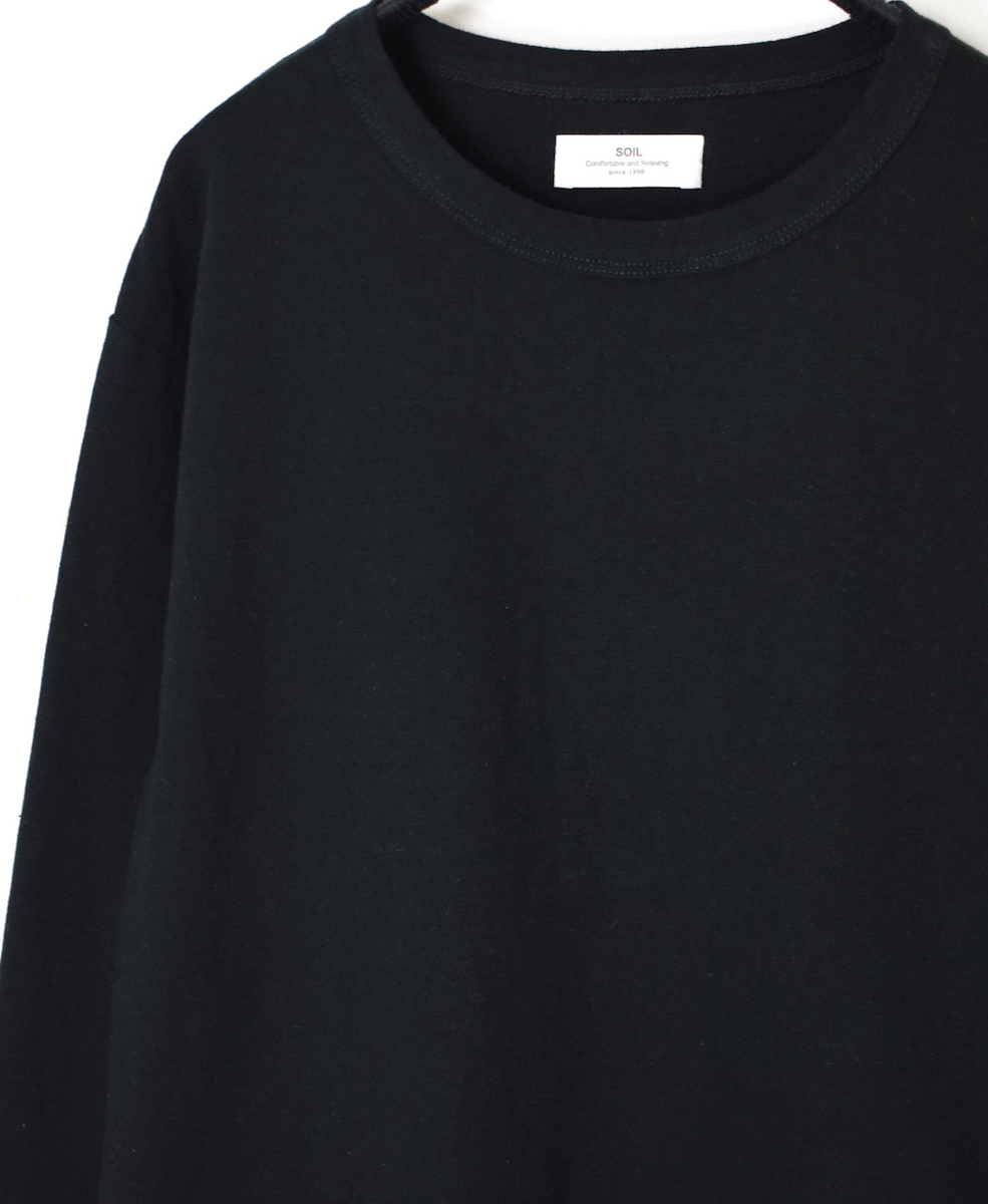 GNSL24561(Tシャツ) COTTON SLUB SINGLE JERSEY CREW-NECK L/SL T-SHIRT