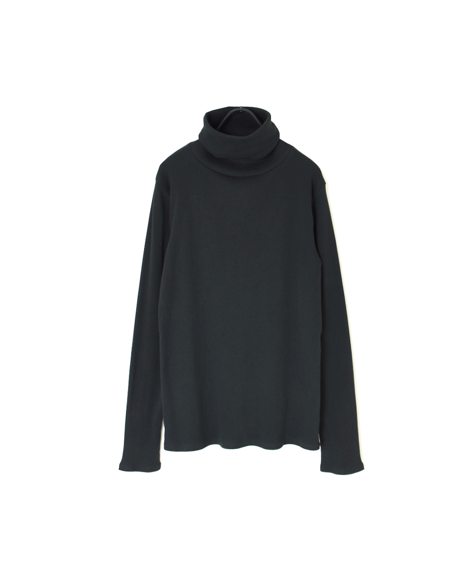 GNSL24571(Tシャツ) COTTON RIB TURTLE NECK L/SL