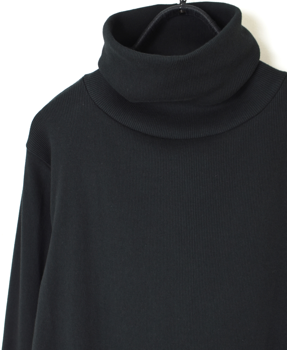 GNSL24571(Tシャツ) COTTON RIB TURTLE NECK L/SL