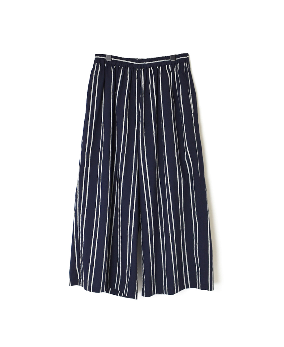 NMDS24624(パンツ) 60s COTTON STRIPE BLOCK PRINT EASY PANTS