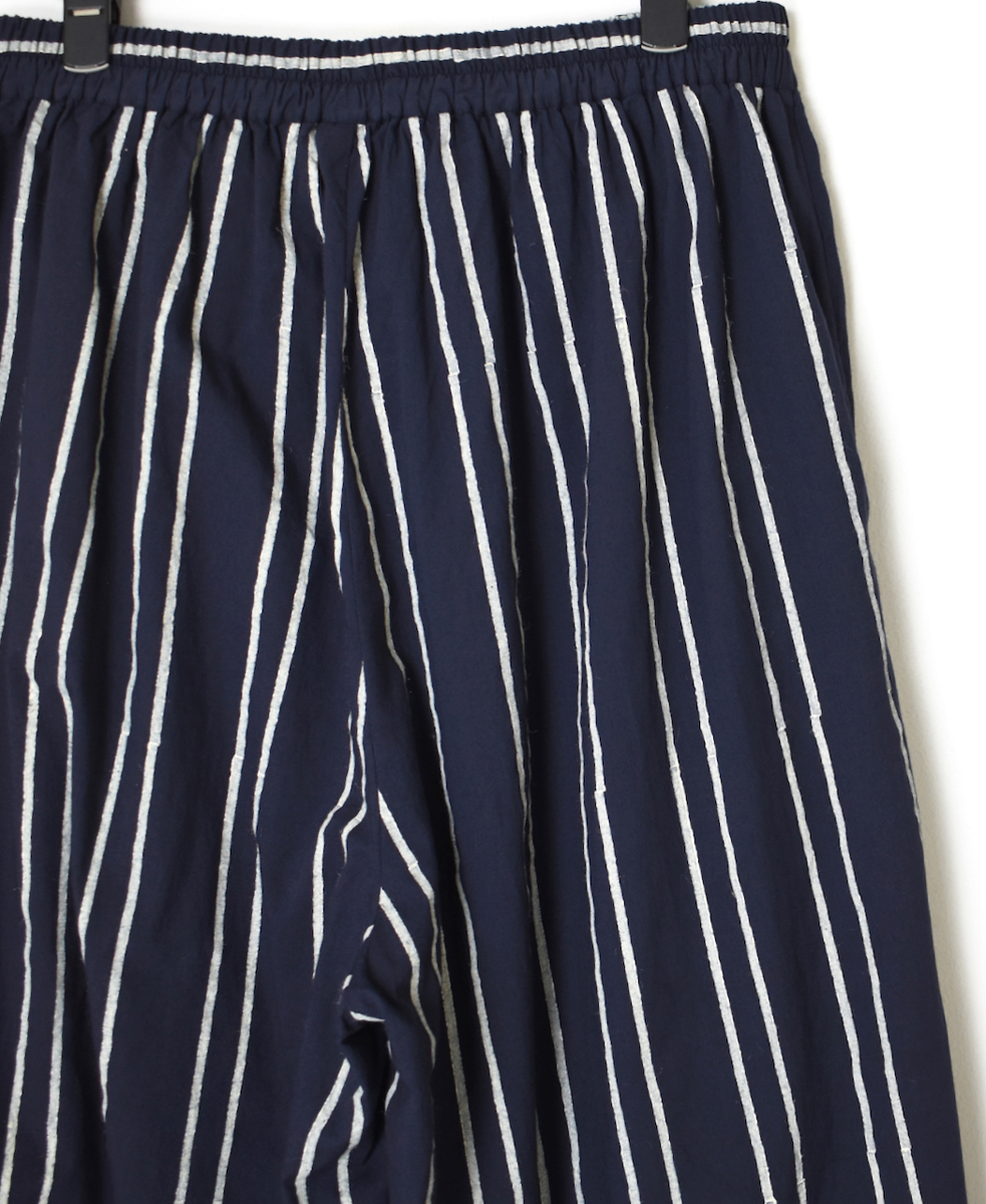 NMDS24624(パンツ) 60s COTTON STRIPE BLOCK PRINT EASY PANTS