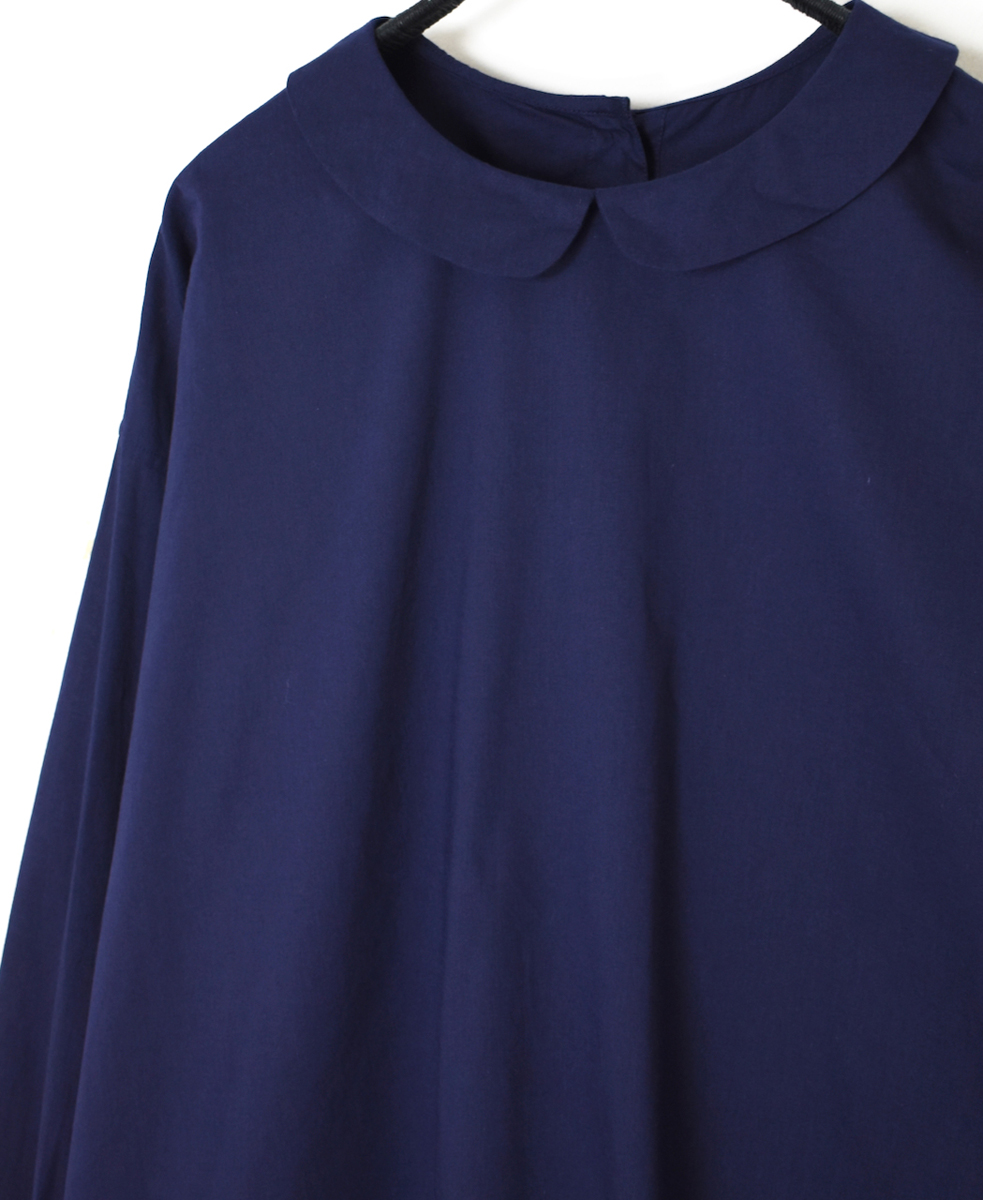 NMDS24593(シャツ) 60s ORGANIC CAMBRIC BACK OPENING ROUND COLLAR SHIRT