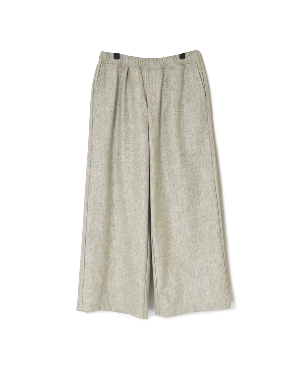 GNMDS2052WF(パンツ) WOOL FLANNEL EASY WIDE PANTS