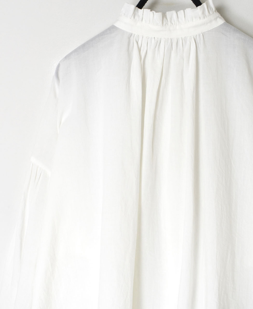 NSL24551(シャツ) 60s CAMBRIC PLAIN FRILL COLLAR SHIRT