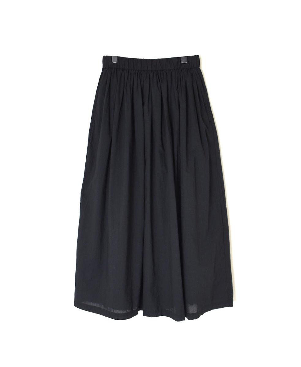 NSL24552 (スカート) 60s CAMBRIC PLAIN GATHERED SKIRT