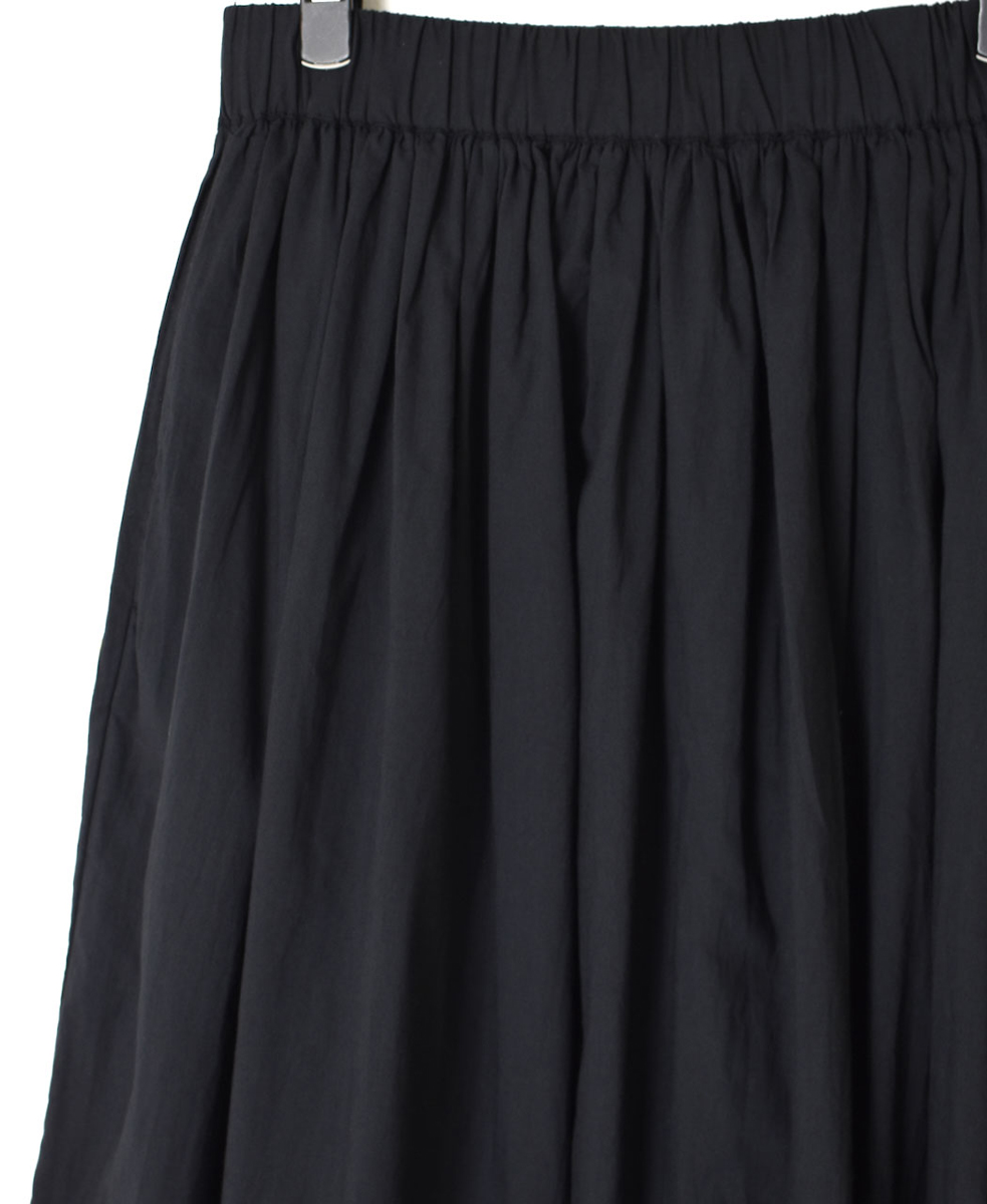 NSL24552 (スカート) 60s CAMBRIC PLAIN GATHERED SKIRT