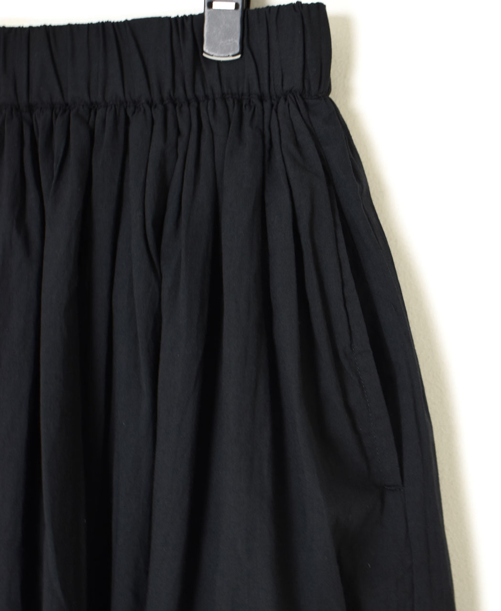 NSL24552 (スカート) 60s CAMBRIC PLAIN GATHERED SKIRT