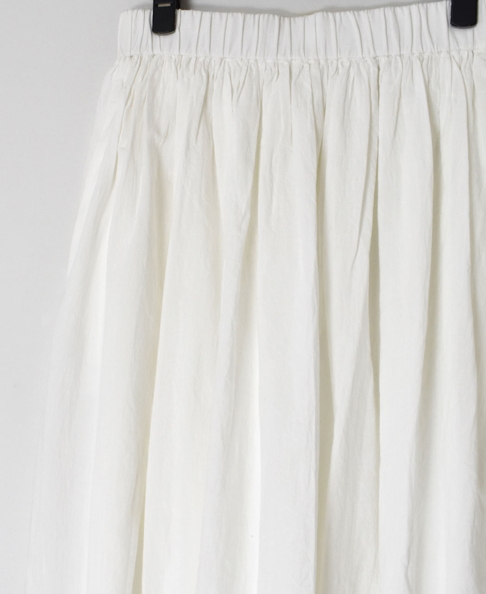 NSL24552 (スカート) 60s CAMBRIC PLAIN GATHERED SKIRT