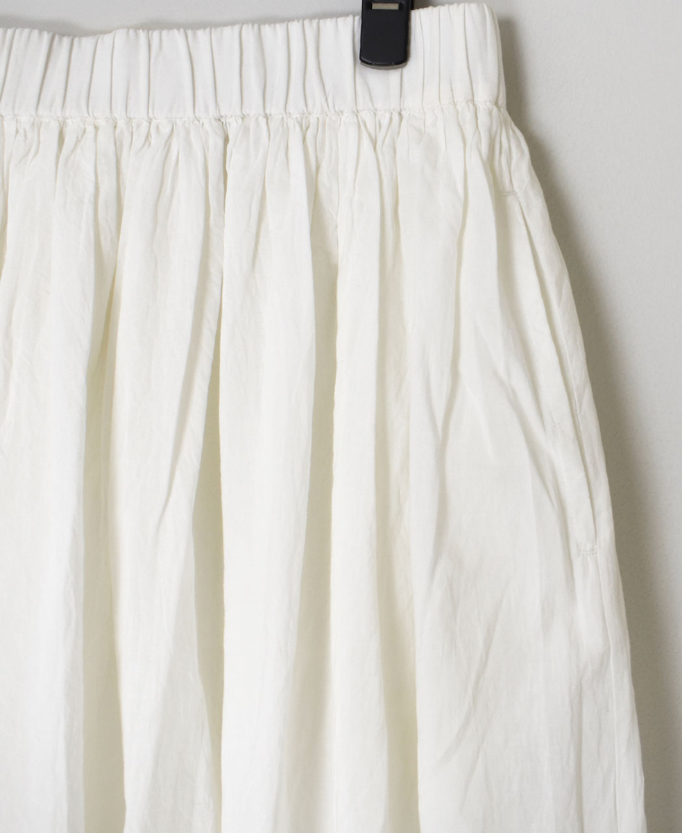 NSL24552 (スカート) 60s CAMBRIC PLAIN GATHERED SKIRT