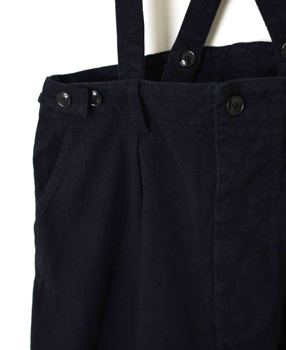 ISNAM2452(スカート) COTTON WOOL TWILL ADJUSTER TACK SKIRT WITH SUSPENDERS