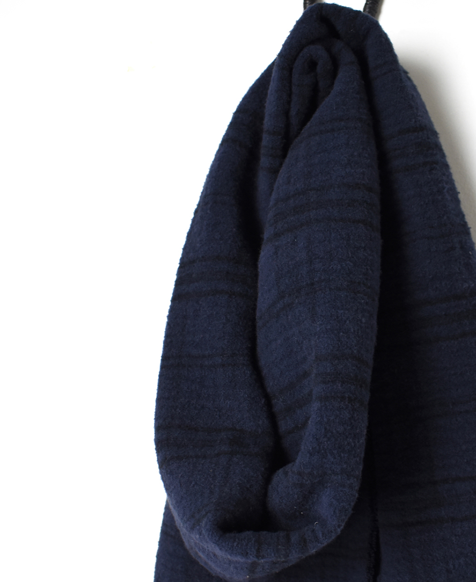 SNAM2251 (スカーフ) COTTON FLANNEL OVERDYED DOUBLE FACE SCARF