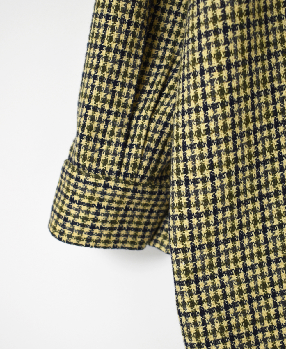 NHT2452WC(シャツ) MIX WOOL CHECK STAND COLLAR SHIRT