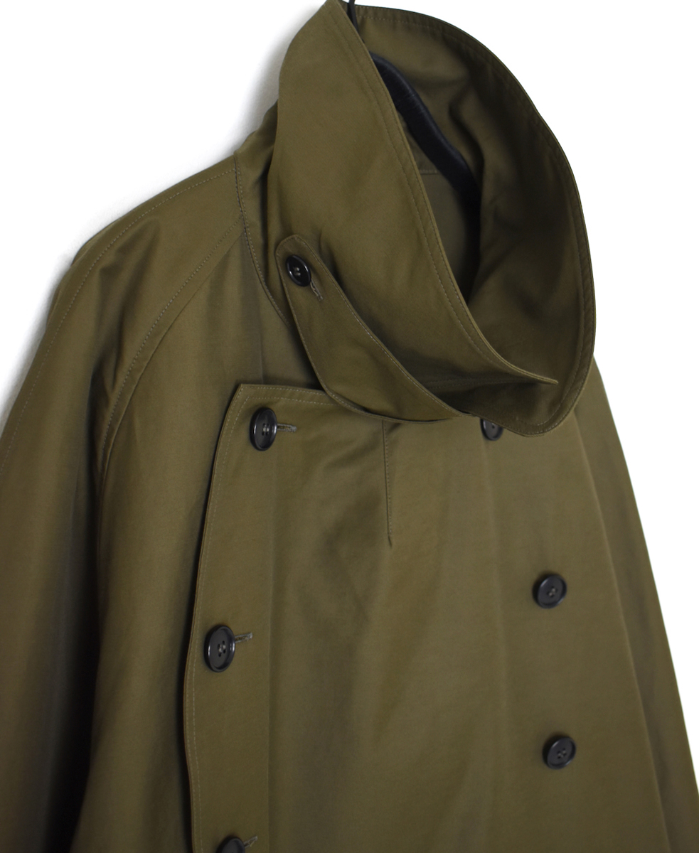 NHT2371KT(コート) COTTON NYLON DOUBLE OVER COAT