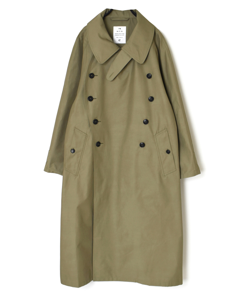 NHT2371KT(コート) COTTON NYLON DOUBLE OVER COAT