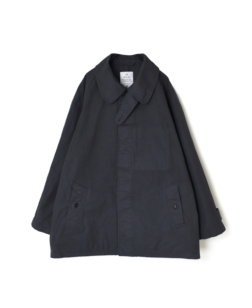 NHT2352DT (コート) HEAVY WEIGHT COTTON TWILL OVERDYE BALMACAAN SHORT COAT