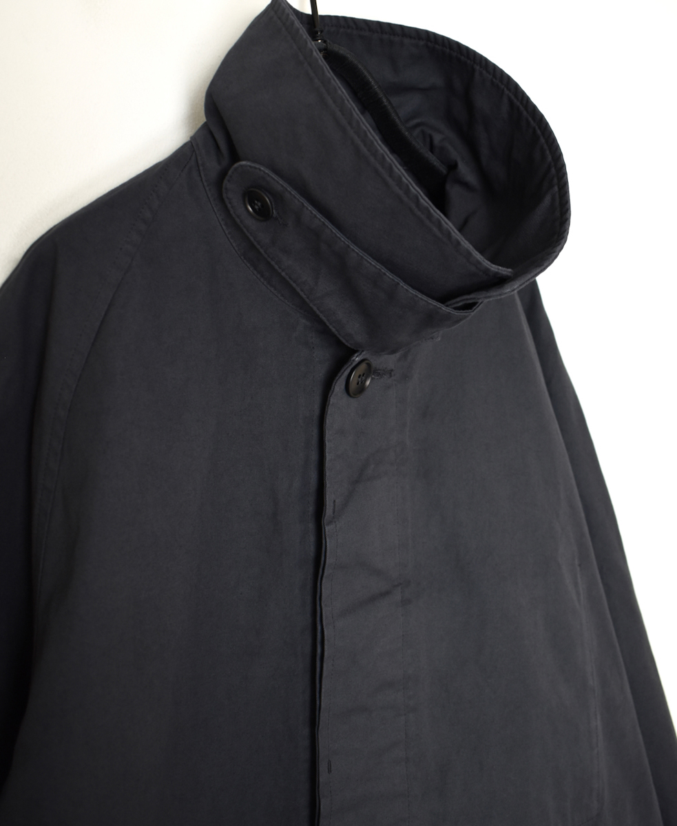 NHT2352DT (コート) HEAVY WEIGHT COTTON TWILL OVERDYE BALMACAAN SHORT COAT