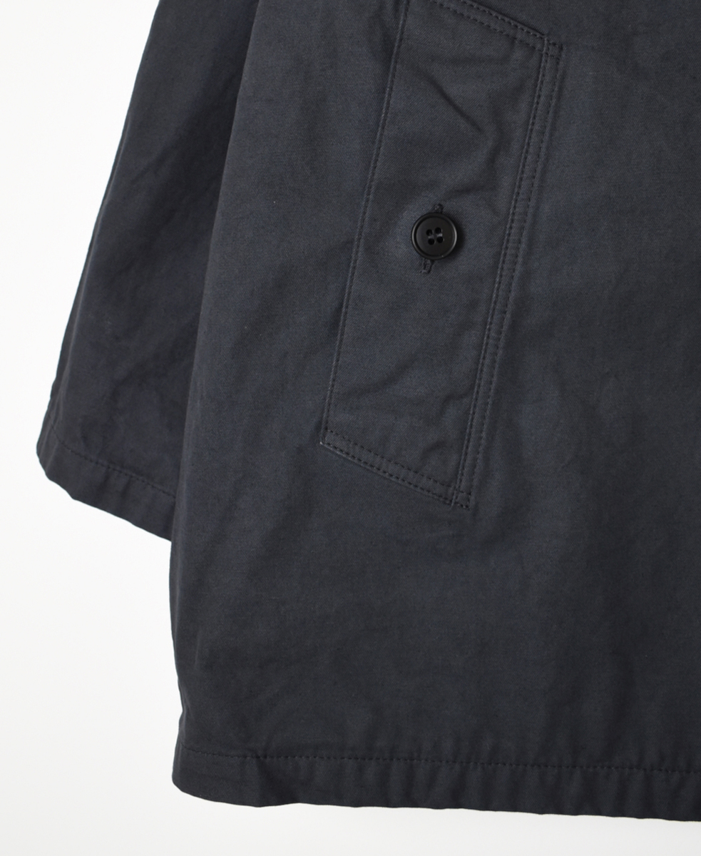 NHT2352DT (コート) HEAVY WEIGHT COTTON TWILL OVERDYE BALMACAAN SHORT COAT