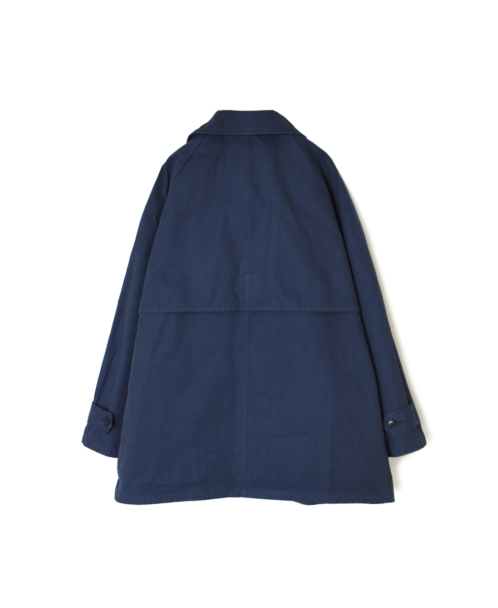 NHT2352DT (コート) HEAVY WEIGHT COTTON TWILL OVERDYE BALMACAAN SHORT COAT