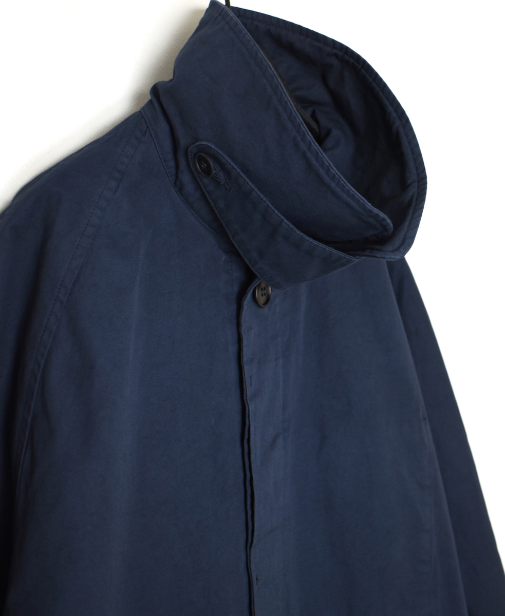 NHT2352DT (コート) HEAVY WEIGHT COTTON TWILL OVERDYE BALMACAAN SHORT COAT