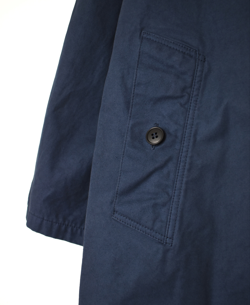 NHT2352DT (コート) HEAVY WEIGHT COTTON TWILL OVERDYE BALMACAAN SHORT COAT