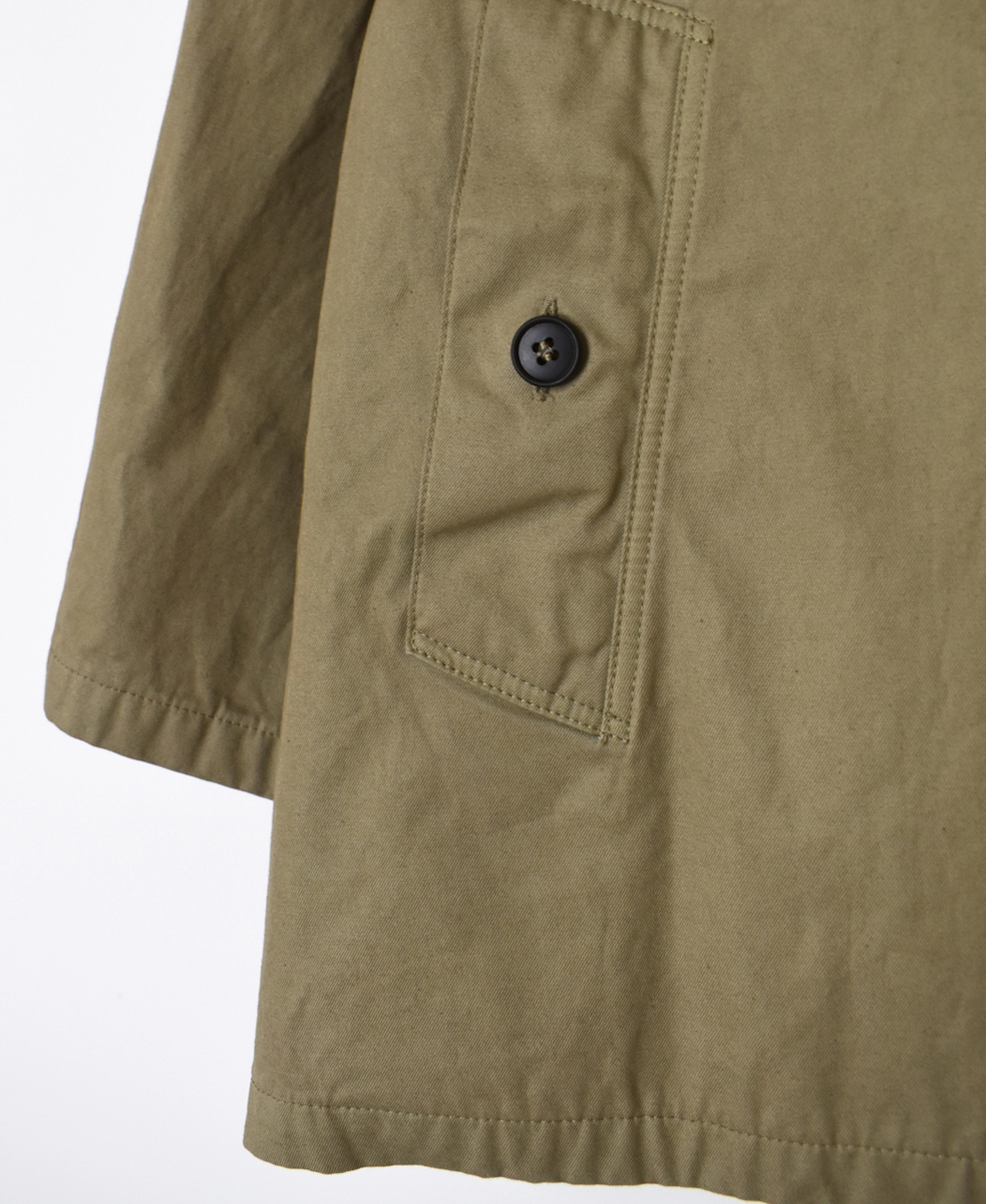 NHT2352DT (コート) HEAVY WEIGHT COTTON TWILL OVERDYE BALMACAAN SHORT COAT