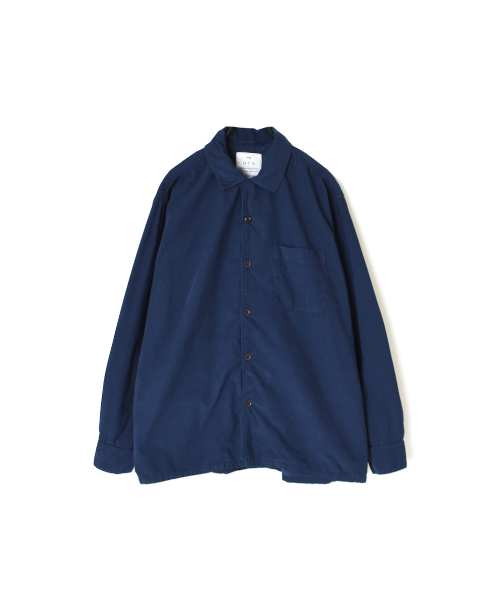 INHT2461CD(シャツ) 26 WALES CORDUROY OVERDYE ONE-UP COLLAR SHIRT