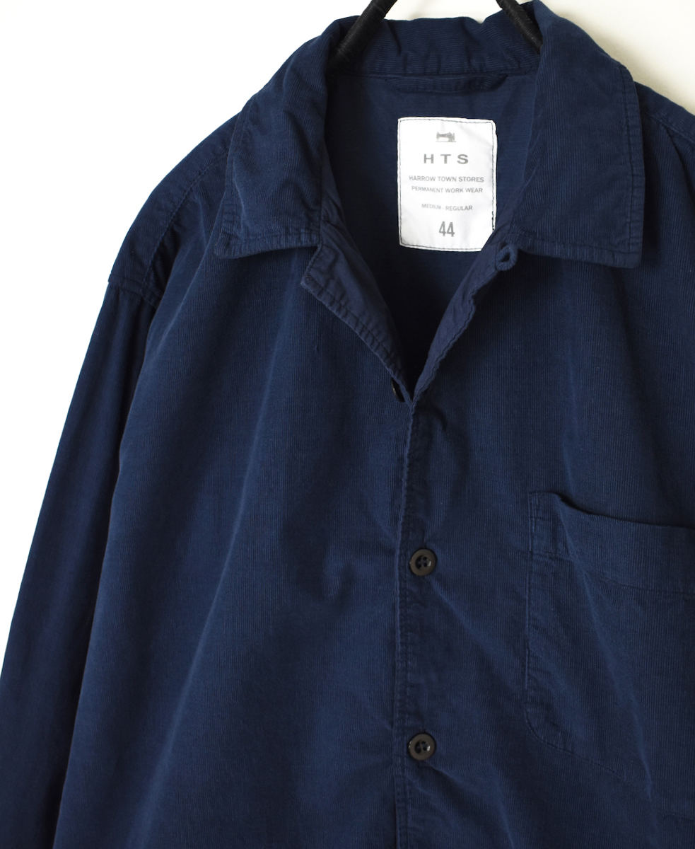 INHT2461CD(シャツ) 26 WALES CORDUROY OVERDYE ONE-UP COLLAR SHIRT