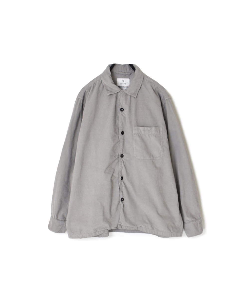 INHT2461CD(シャツ) 26 WALES CORDUROY OVERDYE ONE-UP COLLAR SHIRT