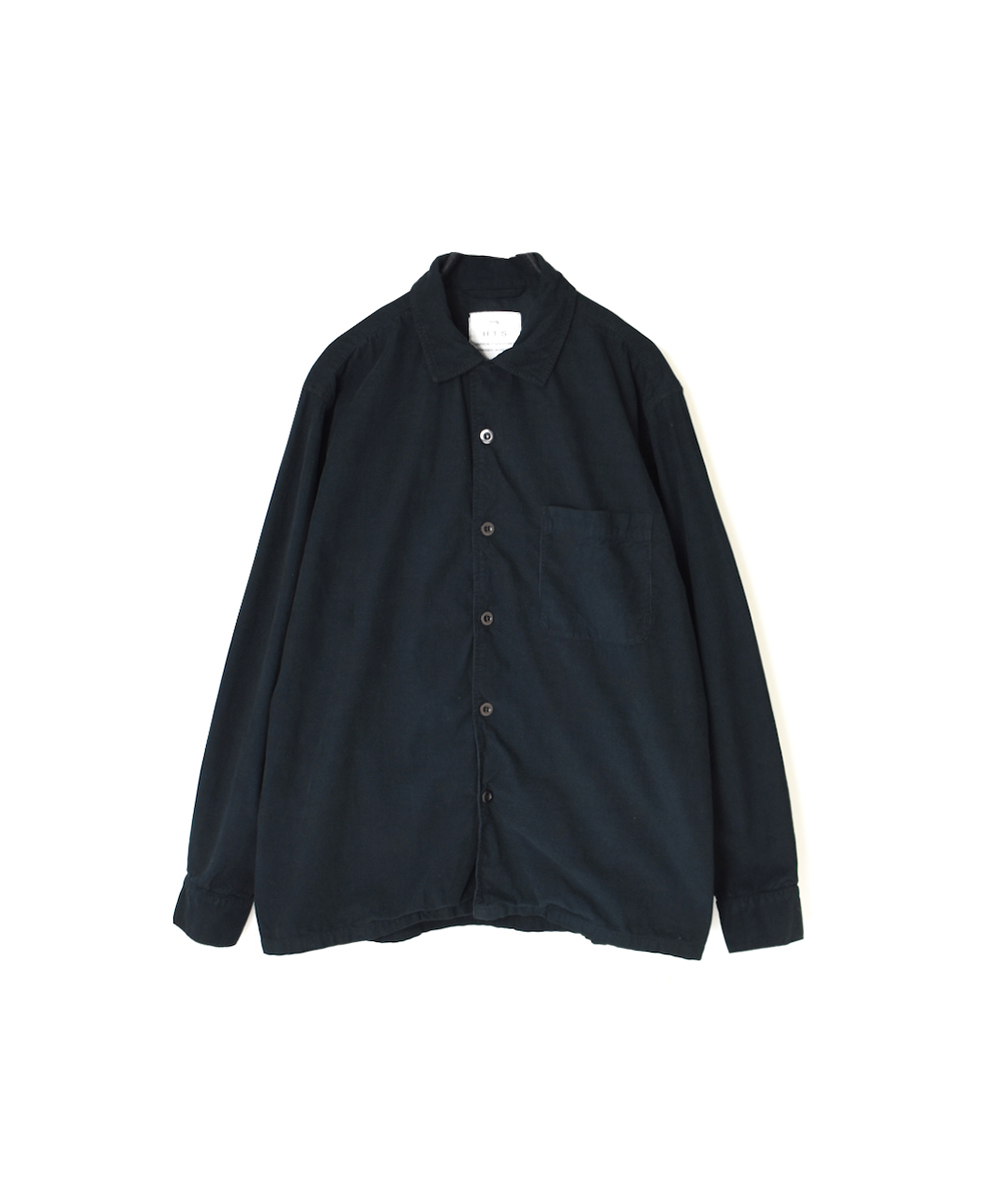 INHT2461CD(シャツ) 26 WALES CORDUROY OVERDYE ONE-UP COLLAR SHIRT