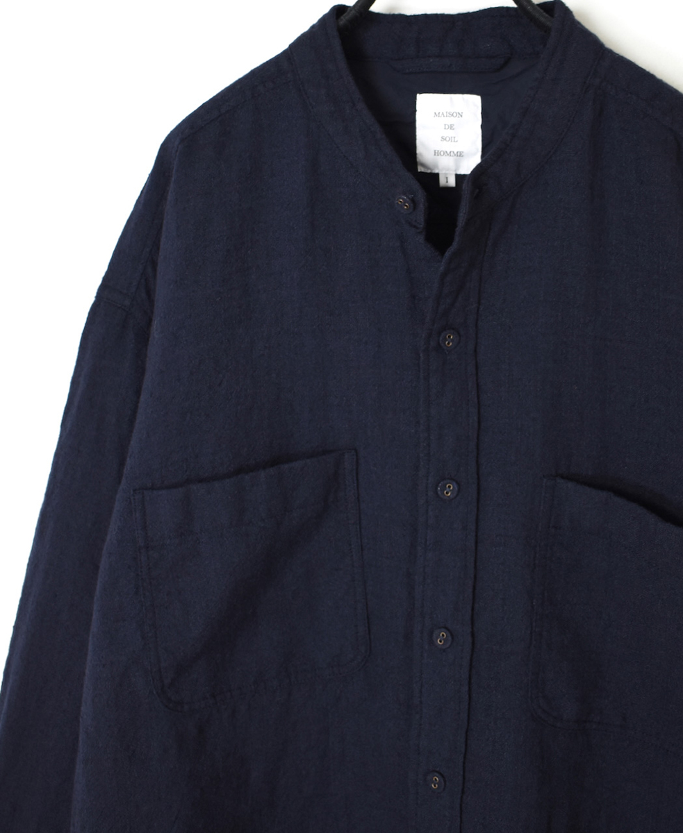 IMDSH2471(ジャケット)BOILED WOOL/LINEN PLAIN MDS JACKET