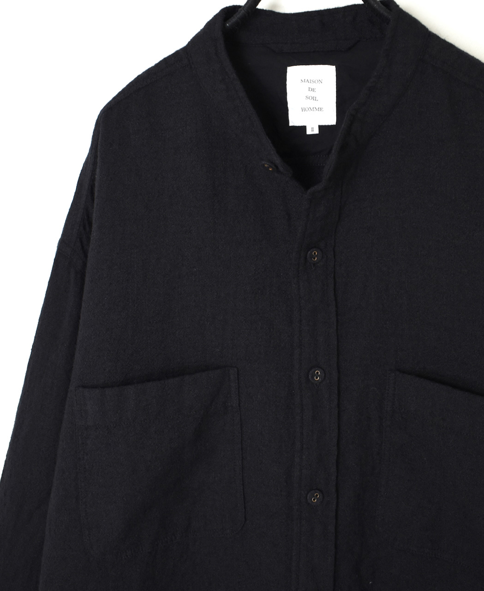 IMDSH2471(ジャケット)BOILED WOOL/LINEN PLAIN MDS JACKET