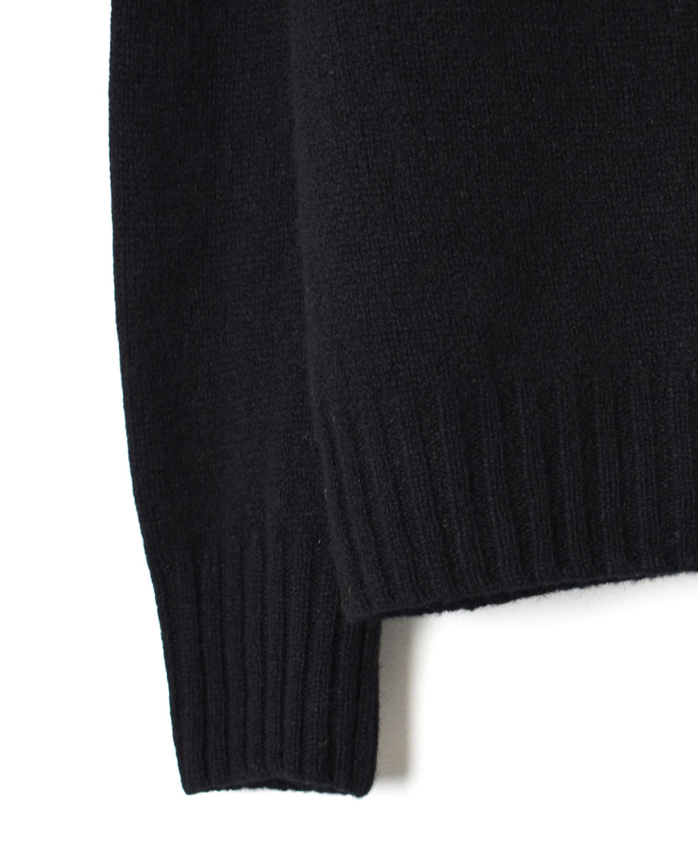 JNAMP1451 (ニット) GEELONG LAMBSWOOL CREW NECK SADDLE SHOULDER P/O