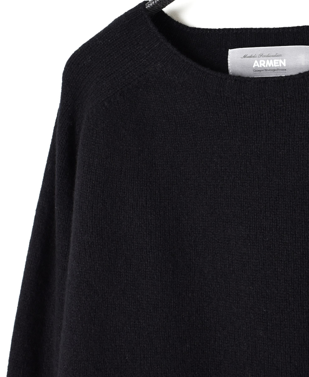 JNAMP1451 (ニット) GEELONG LAMBSWOOL CREW NECK SADDLE SHOULDER P/O