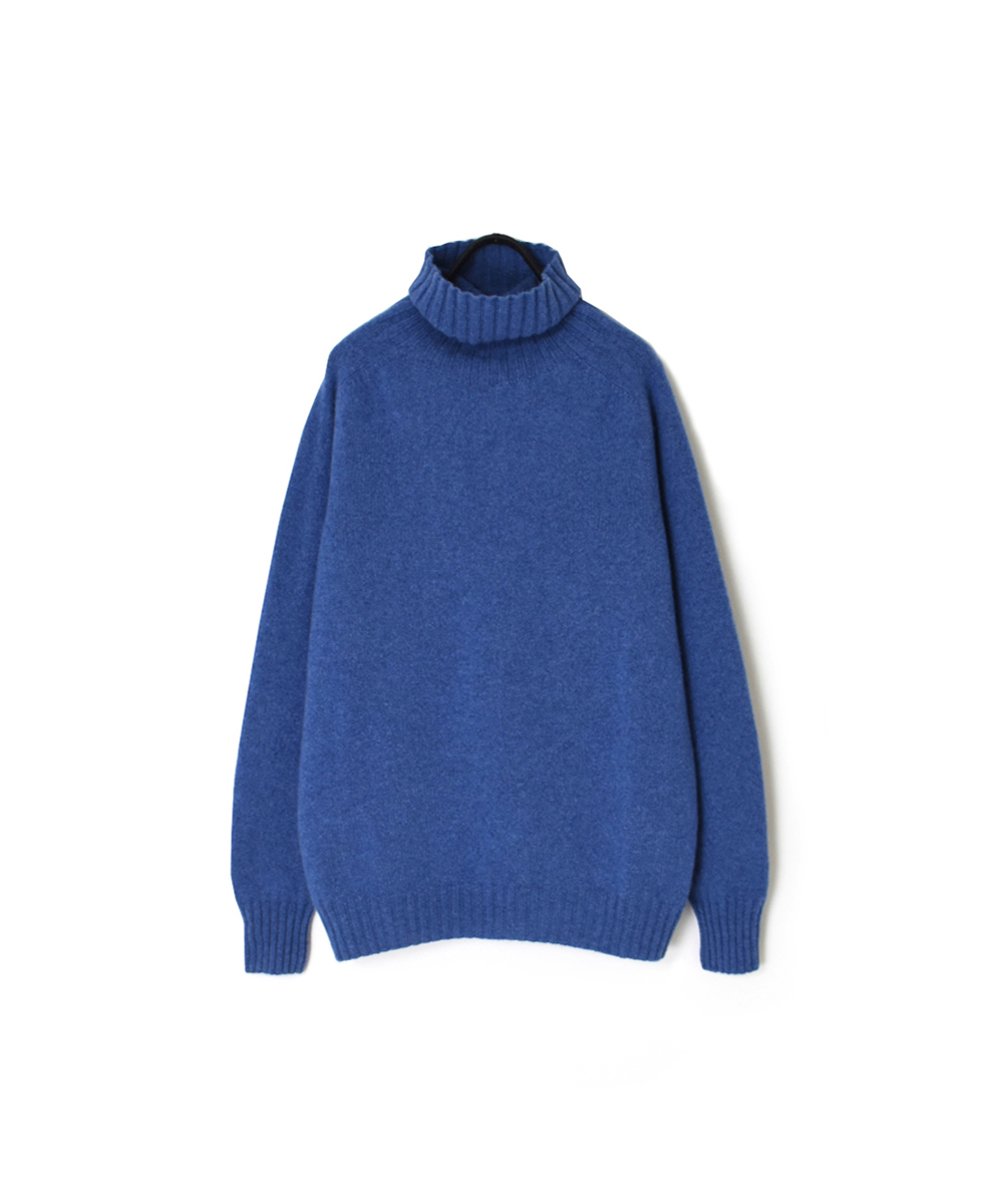 JNAMP1651 (ニット) GEELONG LAMBSWOOL POLO NECK SADDLE SHOULDER P/O