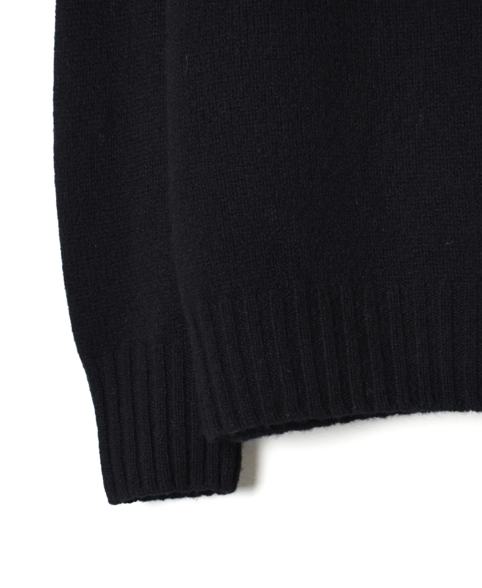 JNAMP1651 (ニット) GEELONG LAMBSWOOL POLO NECK SADDLE SHOULDER P/O