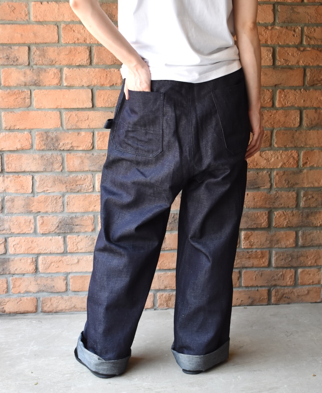 GNAM2451(パンツ) 9.5oz COTTON/LINEN DENIM PAINTER PANTS