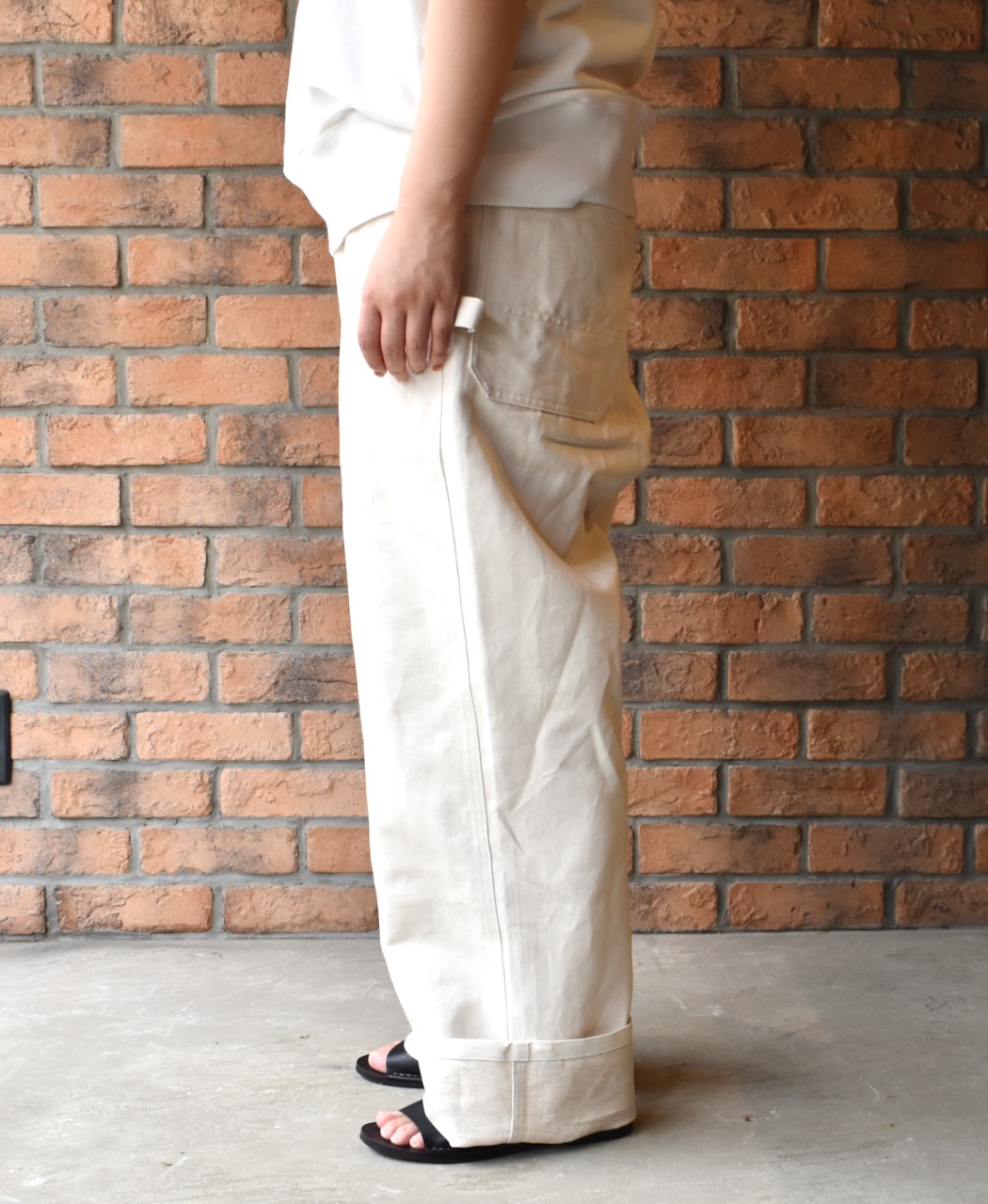 GNAM2451(パンツ) 9.5oz COTTON/LINEN DENIM PAINTER PANTS