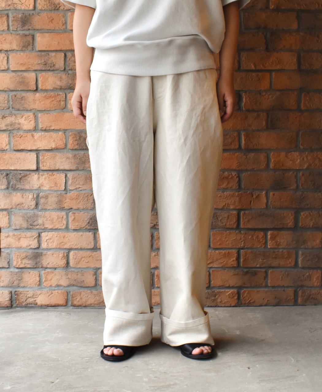 GNAM2451(パンツ) 9.5oz COTTON/LINEN DENIM PAINTER PANTS