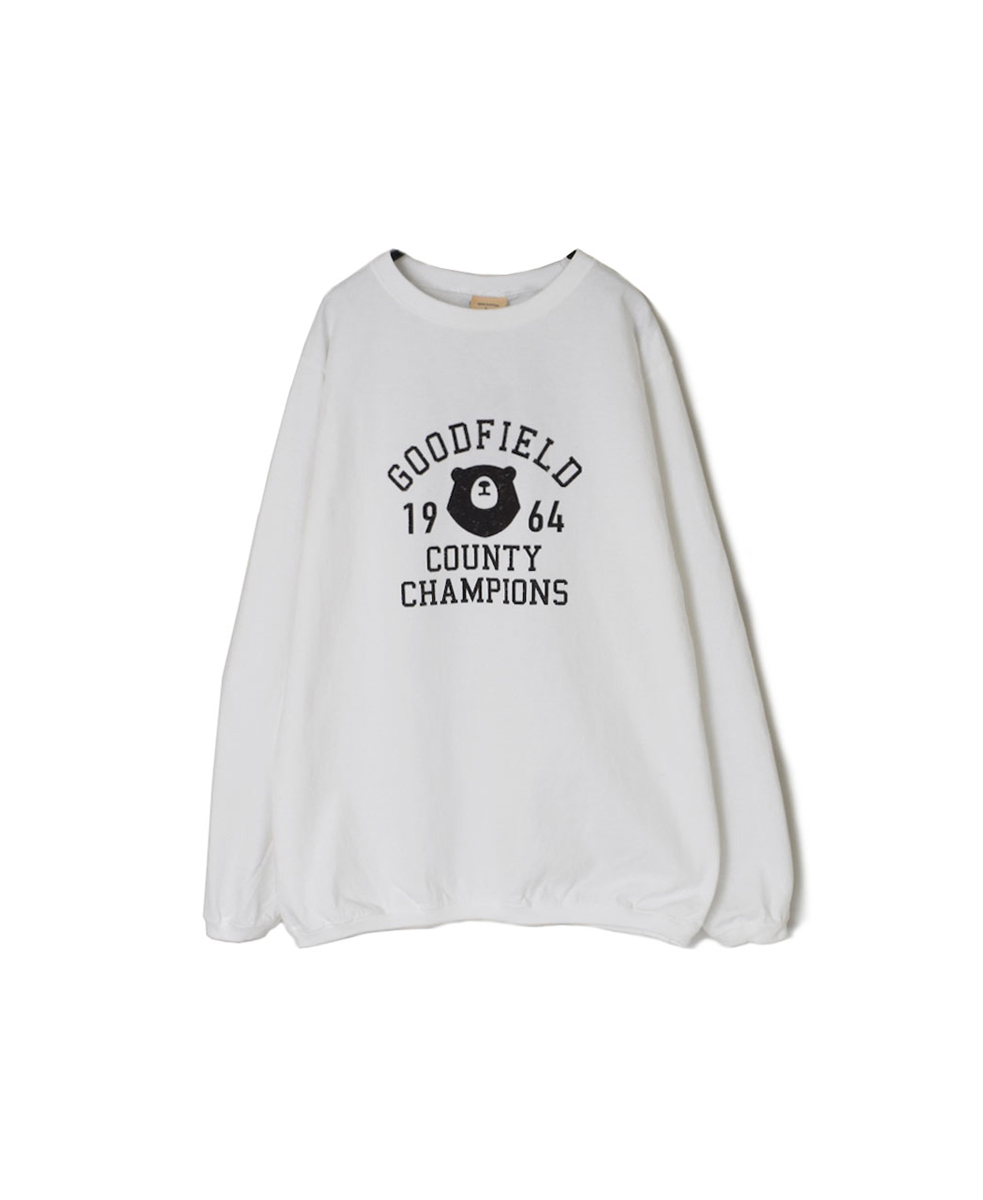 NGW9951 2754(Tシャツ) "COUNTY BEAR" CREW NECK L/SL WITH CUFF&HEM RIB