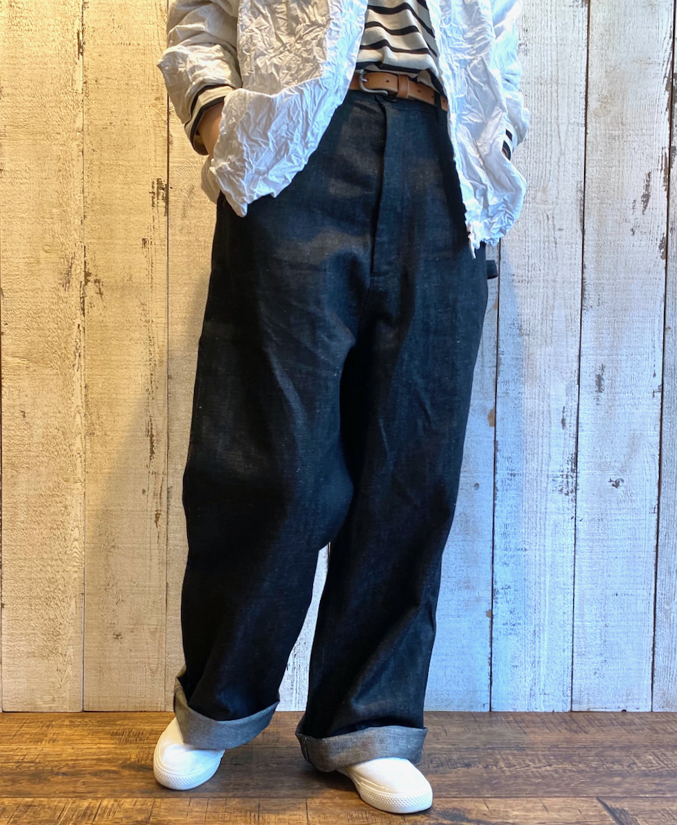 GNAM2451(パンツ) 9.5oz COTTON/LINEN DENIM PAINTER PANTS