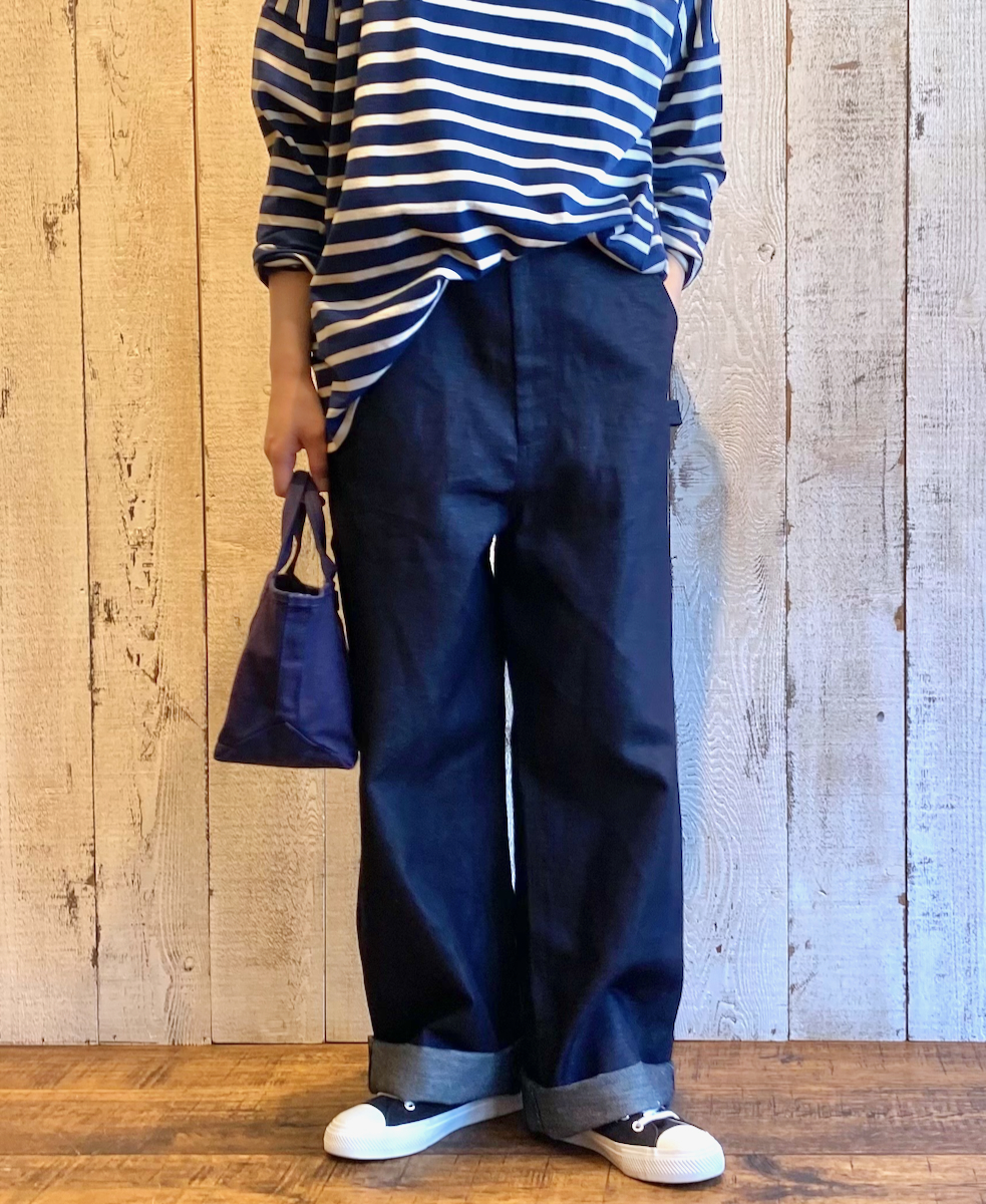 GNAM2451(パンツ) 9.5oz COTTON/LINEN DENIM PAINTER PANTS