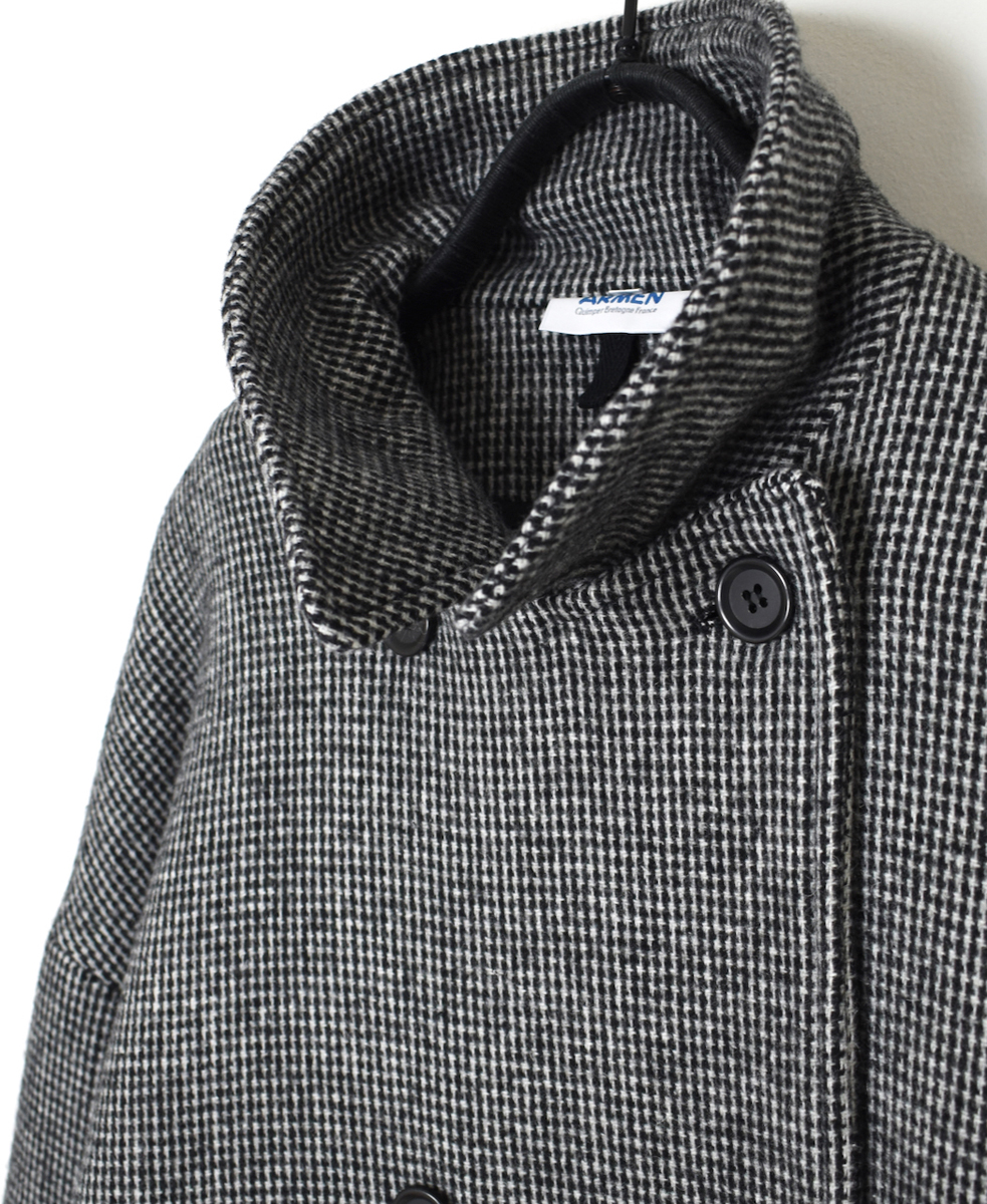 PNAM2352S(コート) MELTON OVER SIZED PEA COAT WITH LINING