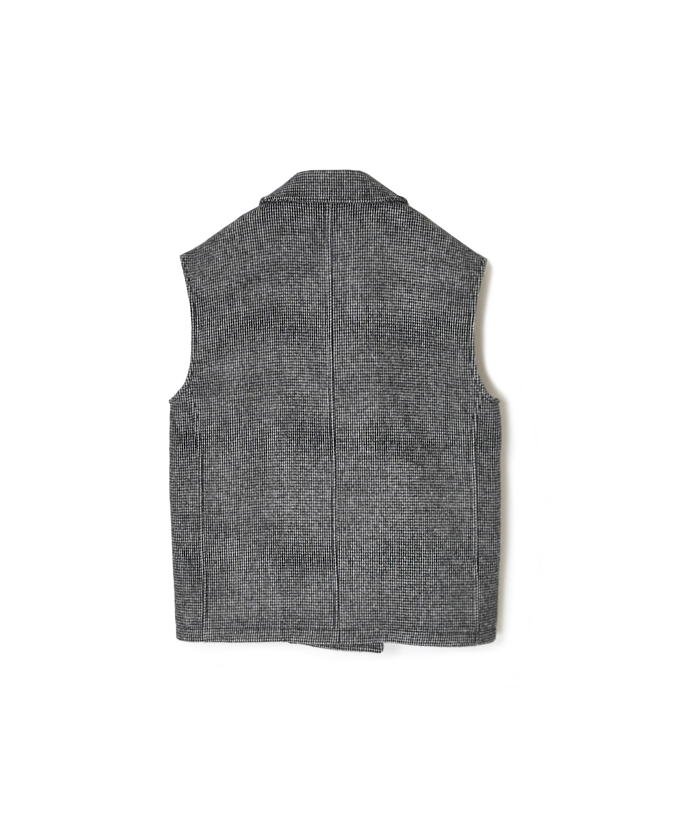 PNAM2461S(ベスト) MELTON DOUBLE BREATED VEST WITH LINING