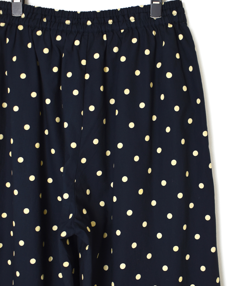 NSL22536 (パンツ) 40s POPLIN DOT PRINT WIDE EASY PANTS