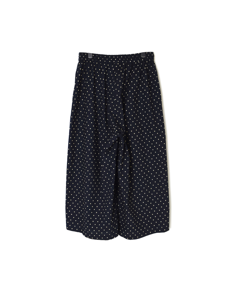 NSL22536 (パンツ) 40s POPLIN DOT PRINT WIDE EASY PANTS