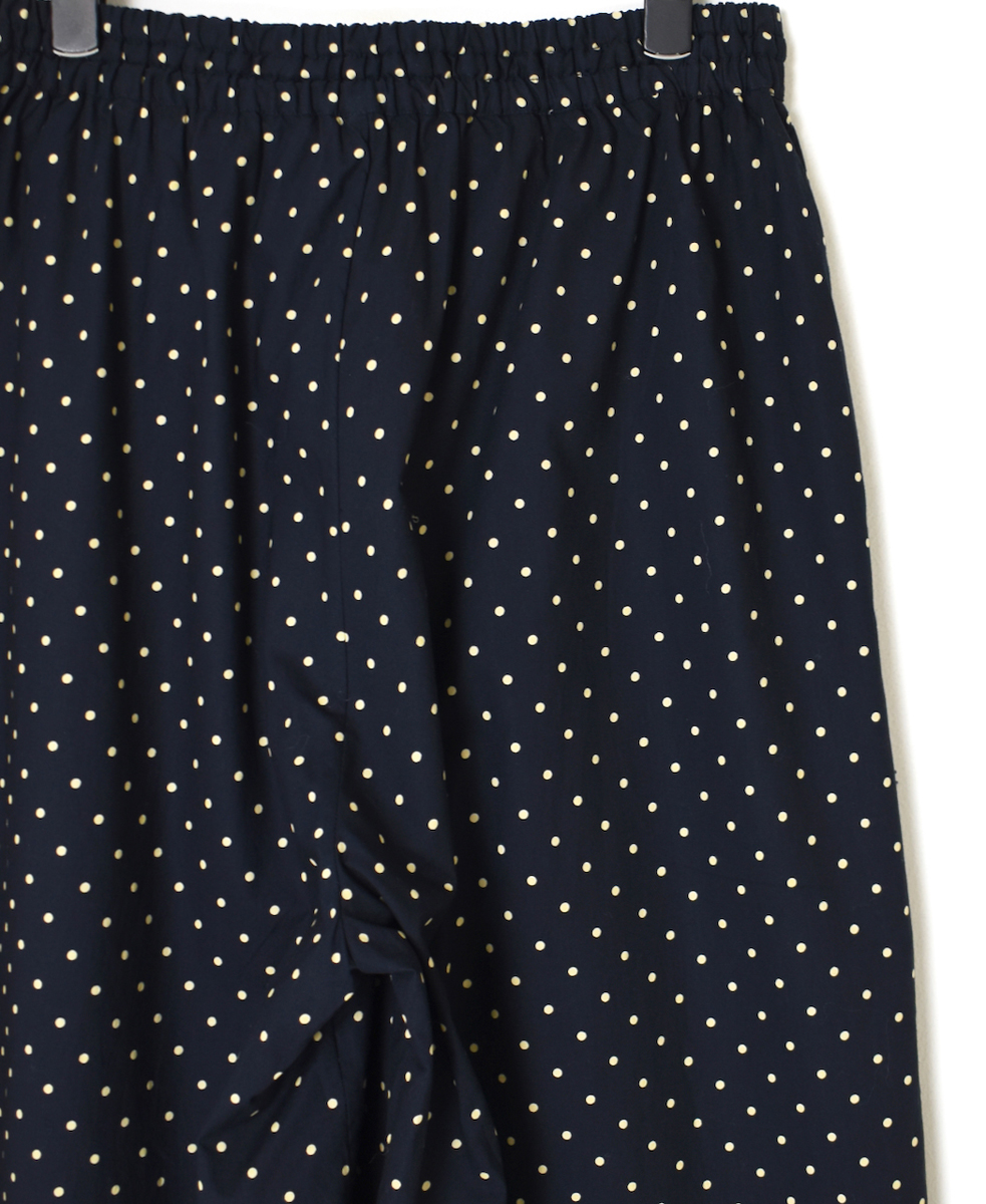 NSL22536 (パンツ) 40s POPLIN DOT PRINT WIDE EASY PANTS