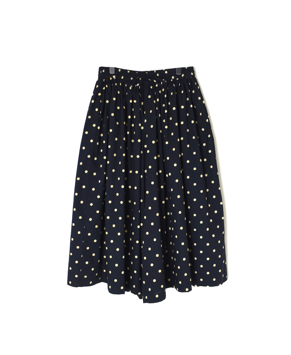 NSL24513(キュロット) 40s POPLIN DOT PRINT CULOTTES