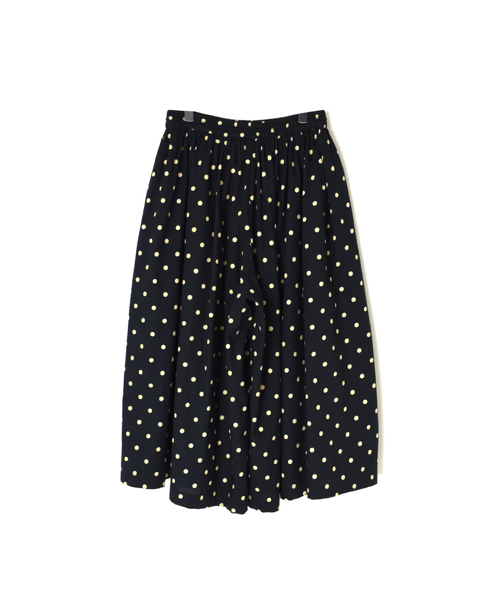 NSL24513(キュロット) 40s POPLIN DOT PRINT CULOTTES