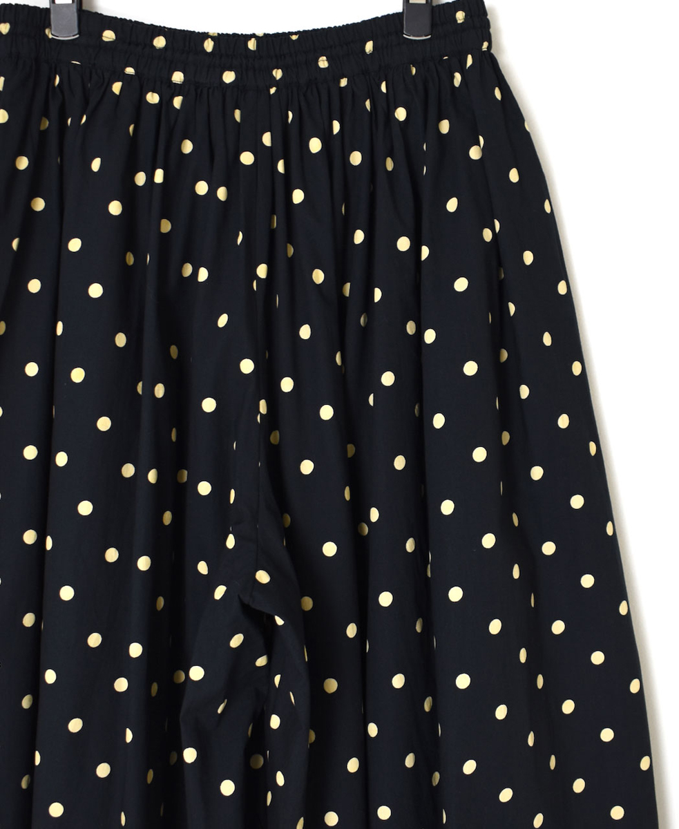 NSL24513(キュロット) 40s POPLIN DOT PRINT CULOTTES